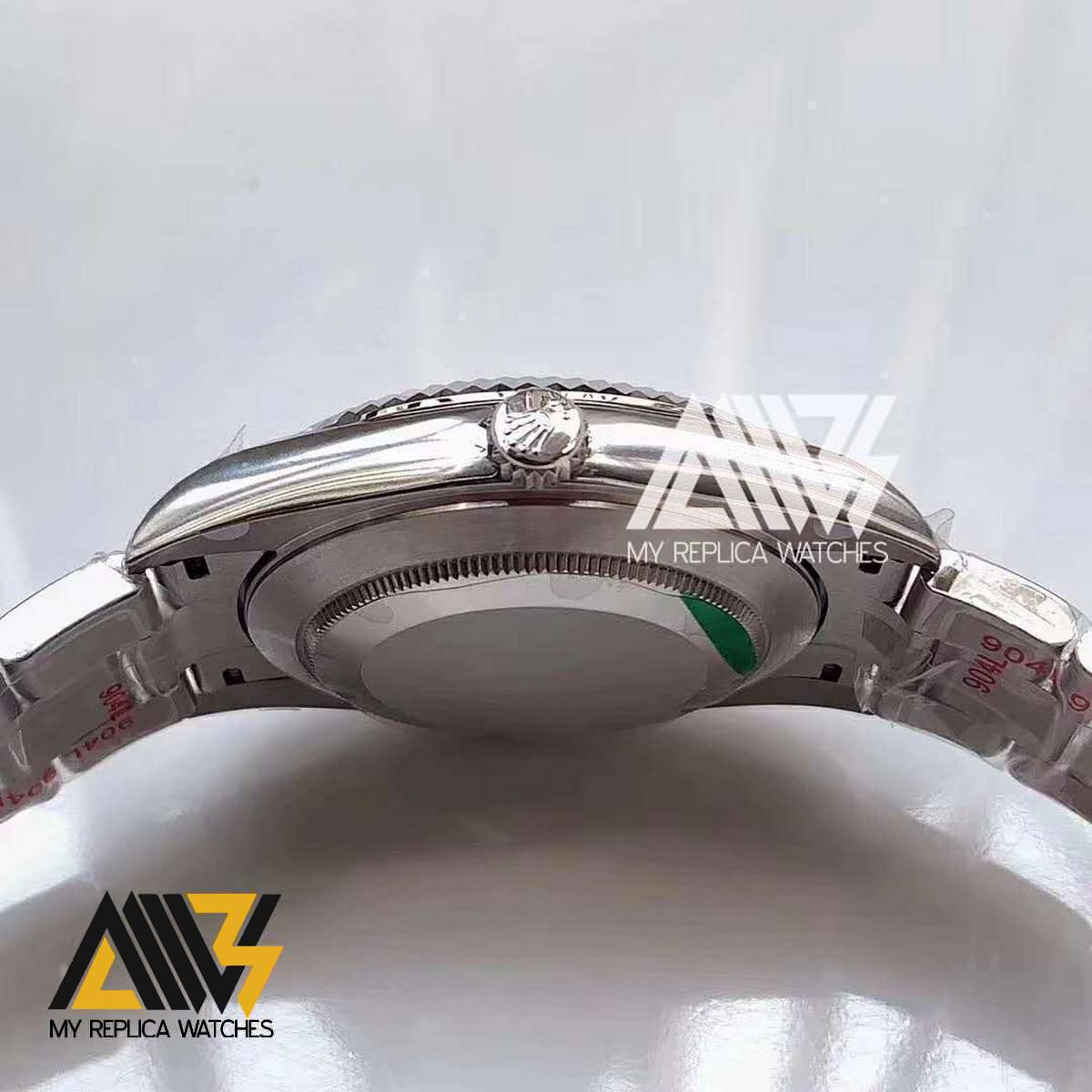 Date Just 126334 41mm 904L Stainless Steel Noob 1:1 Best Edition Black Dial Stick Marker on Stainless Steel Bracelet A.3235